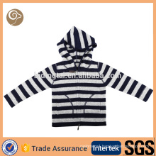 Factory knitted hoodie wool sweater design for baby